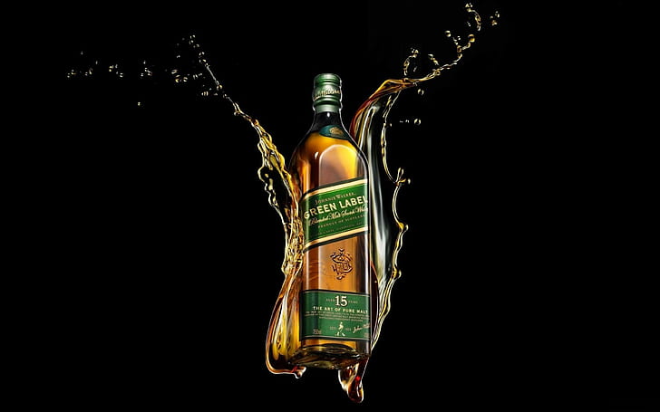 HD wallpaper: johnnie walker, green label backgrounds, whiskey, Bottle,  brand | Wallpaper Flare
