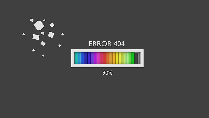 Error 404 90% wallpaper, errors, colorful, warm colors, color codes, HD wallpaper