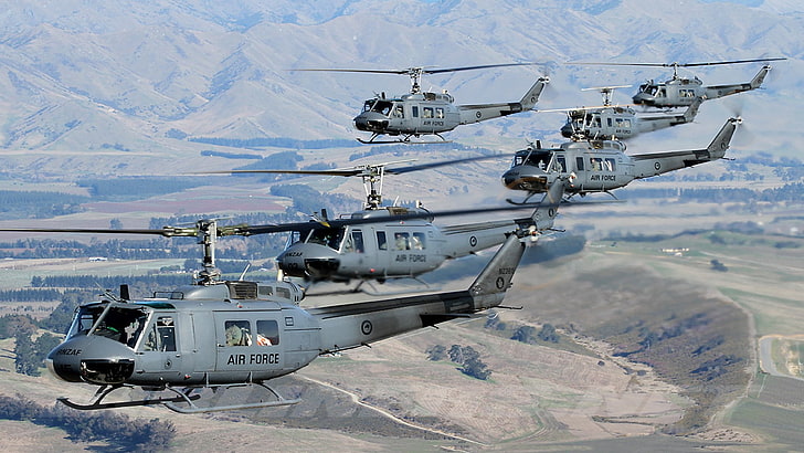 Military Helicopters, Bell UH-1 Iroquois, HD wallpaper
