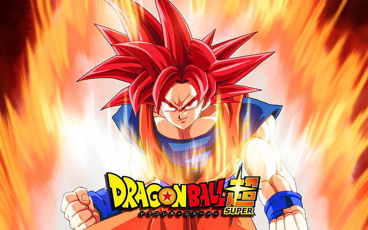  Fondo de pantalla HD Super Saiyan God Goku Dragon Ball Super, celebración, multicolor