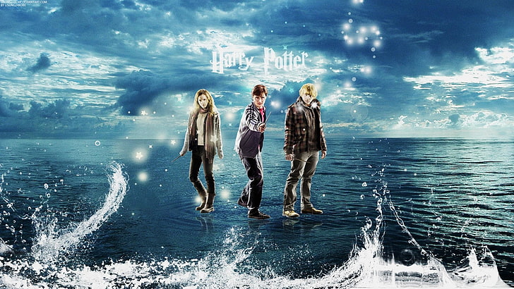 HD wallpaper: Harry Potter, Hermione Granger, Ron Weasley | Wallpaper Flare