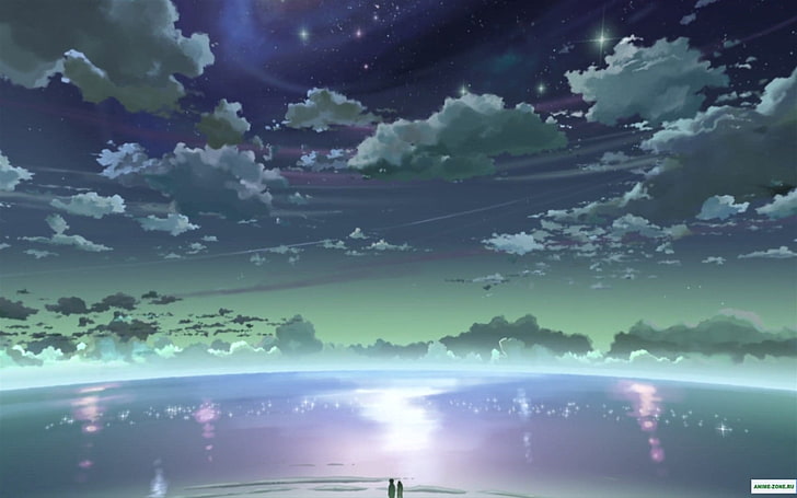anime character wallpaper, 5 Centimeters Per Second, cloud - sky