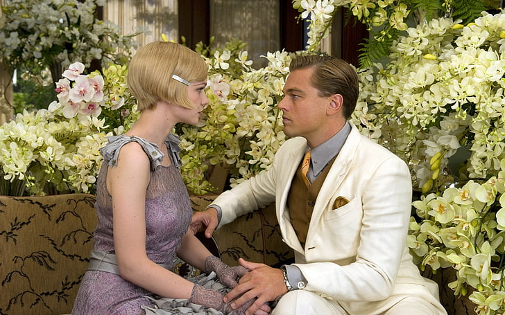 men's white suit jacket, New York, Leonardo DiCaprio, The Great Gatsby, HD wallpaper