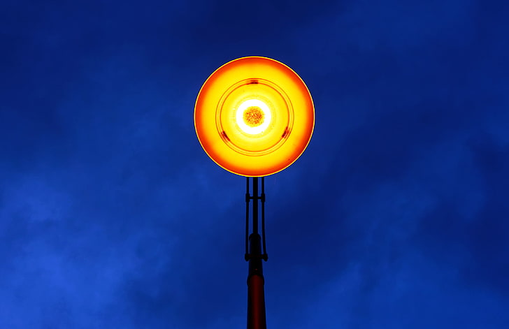lamp, lantern, lighting, sky, illuminated, lighting equipment, HD wallpaper