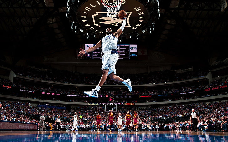 NBA, basketball, Vince Carter, Dallas, sport, motion, real people, HD wallpaper