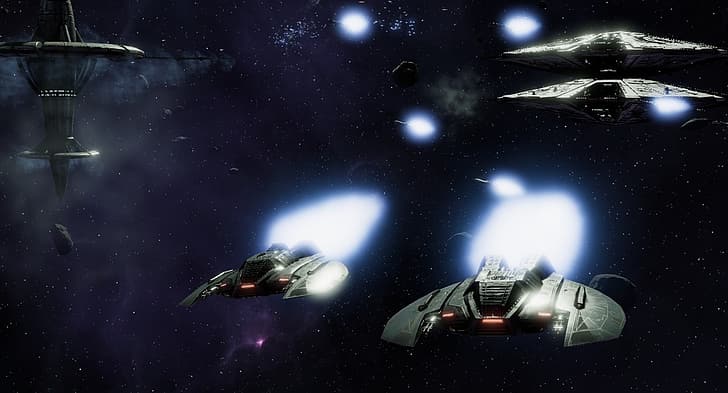 battlestar, Battlestar Galactica, deadlock, space, space battle