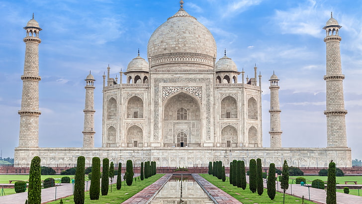 Taj Mahal, India, temple, castle, travel, tourism, HD wallpaper