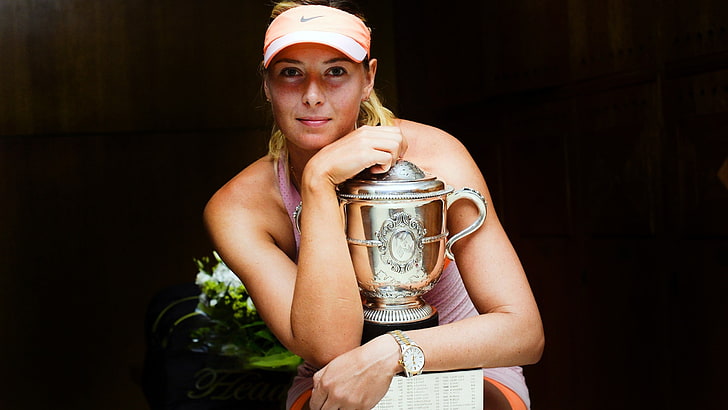 Maria Sharapova, Roland Garros, one person, adult, portrait
