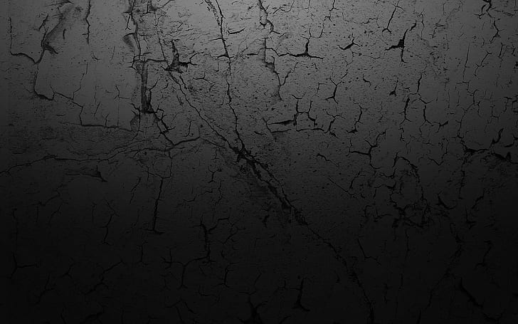 Textured , Dark Background, Cracks, gray concrete floor, HD wallpaper