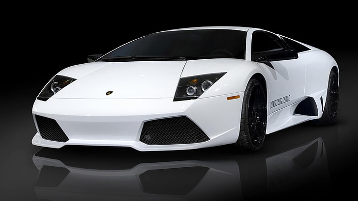 white and black car door, Lamborghini Murcielago, mode of transportation, HD wallpaper