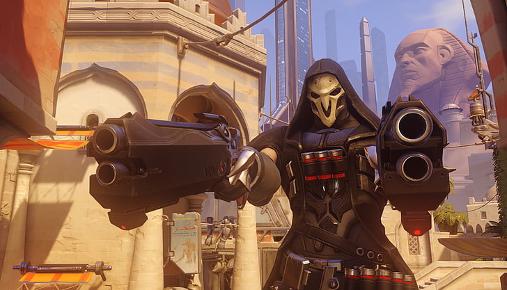 Overwatch Reaper, video games, Reaper (Overwatch), architecture