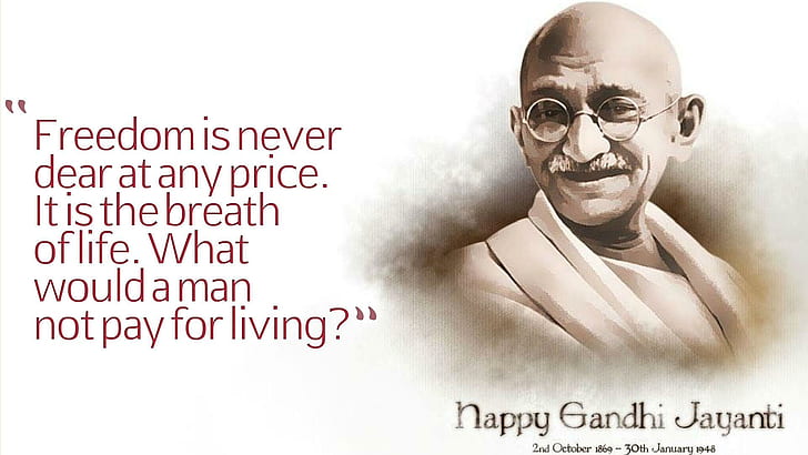 15 August Mahatma Gandhi Quotes HD, 1920x1080, 15 august quotes, HD wallpaper