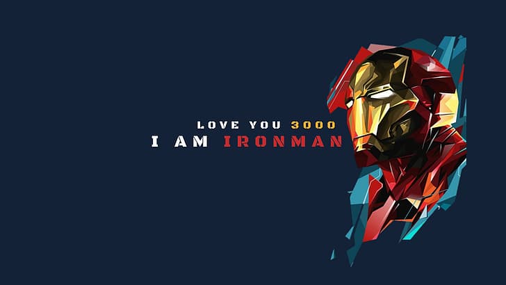 HD wallpaper: i love you 3000, Tony Stark, Iron Man, Marvel Cinematic  Universe | Wallpaper Flare
