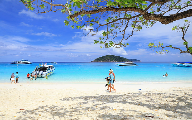 Similan Islands National Park Thailand Beach Photo Wallpaper Hd 3840×2400, HD wallpaper