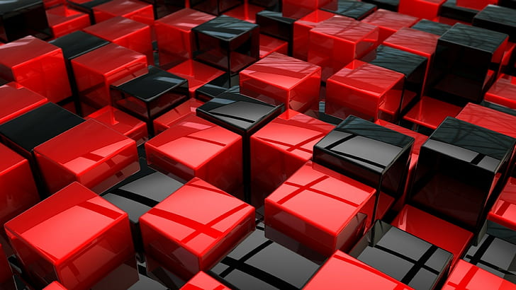 Abstract cube red 1080P, 2K, 4K, 5K HD wallpapers free download | Wallpaper  Flare