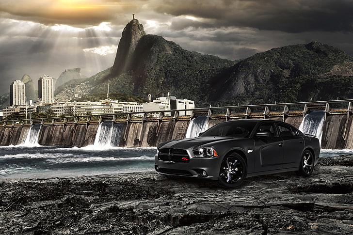 HD wallpaper: black Dodger Charger R/T, water, dam, fast and furious 5, Fast  Five | Wallpaper Flare