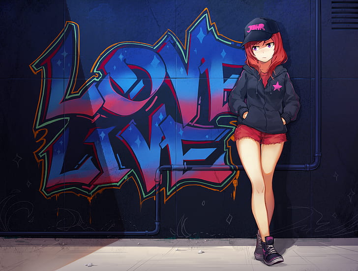 Love Live!, anime girls, Nishikino Maki, HD wallpaper
