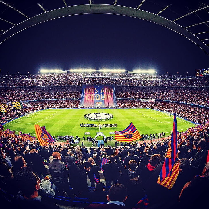 FC Barcelona, soccer clubs, Camp Nou, Champions League, stadium