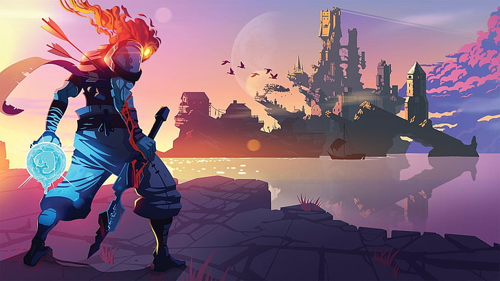 Dead Cells, Motion Twin, video games, Video Game Art, sky, real people, HD wallpaper