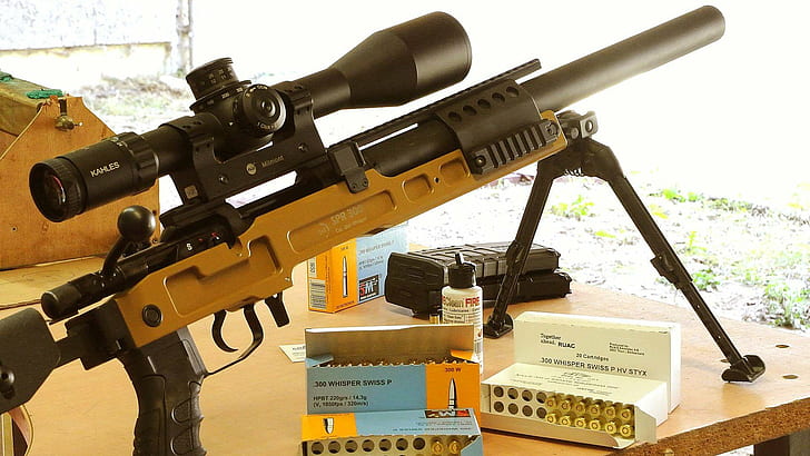 Bolt action rifle, Brügger and Thomet, gun, Rifles, Sniper Rifle, HD wallpaper