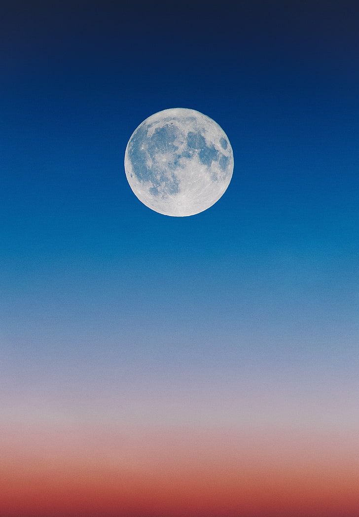 moon, nature, moonlight, landscape, sky, astronomy, night, space