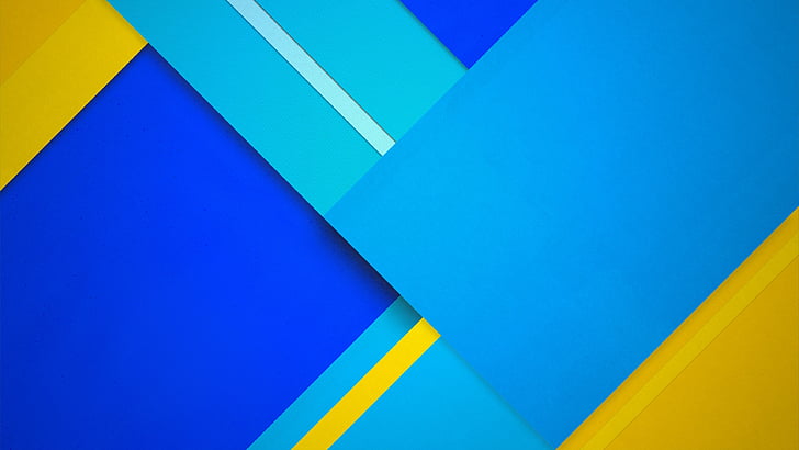 Material design, Blue, 4K, HD wallpaper