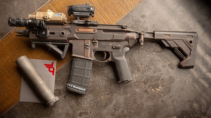 weapons, rifle, custom, assault Rifle, AR-15