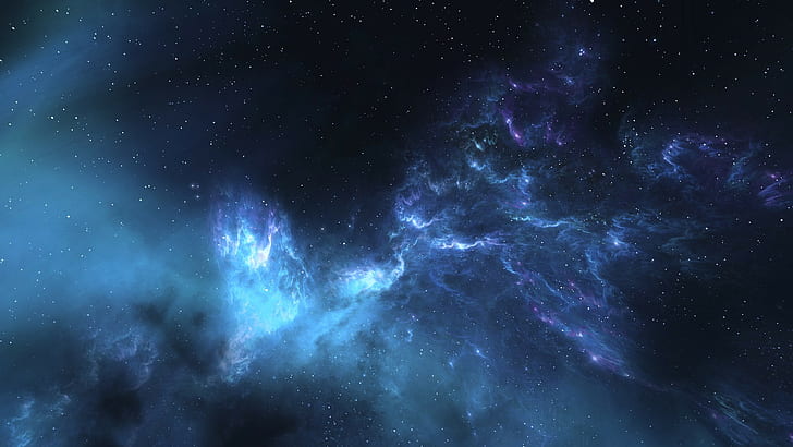 nebula, video games, The Elder Scrolls V: Skyrim, space, astronomy, HD wallpaper