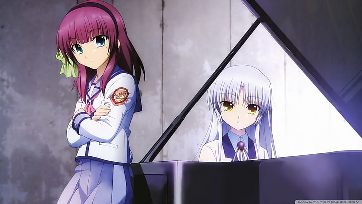 Hd Wallpaper Angel Beats Piano Real People Standing One Person Holding Wallpaper Flare