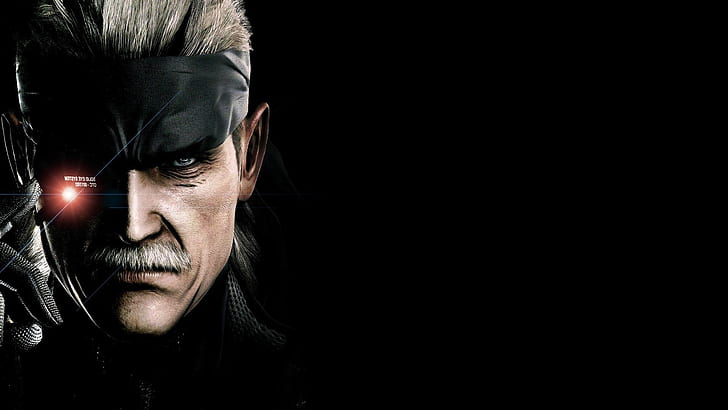 Metal Gear Solid Black Face HD, snake from metal gear, video games, HD wallpaper