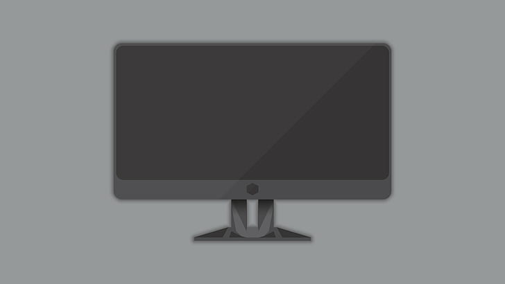 vector, monitor, HD wallpaper