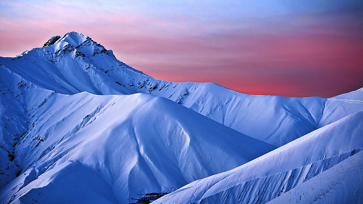 glacier, nature, iceberg, snow, mountain, mountains, landscape, HD wallpaper