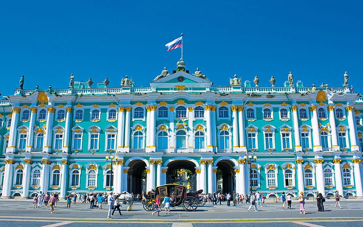 Hermitage Is A Museum Of Art And Culture In Saint Petersburg, Russia