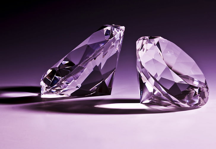 diamond  full hd, diamond - gemstone, luxury, wealth, studio shot, HD wallpaper