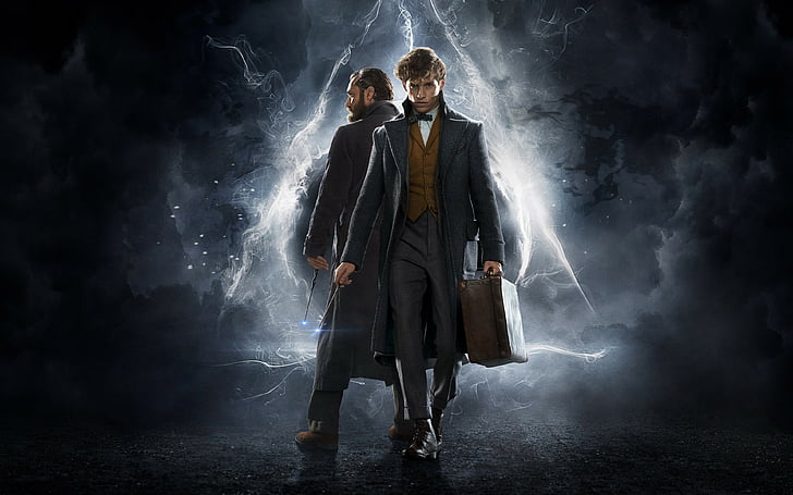 Beast and where to find them movie poster, Fantastic Beasts: The Crimes of Grindelwald, HD wallpaper