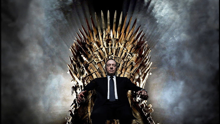 Game of Thrones chair, Kevin Spacey, House of Cards, crossover