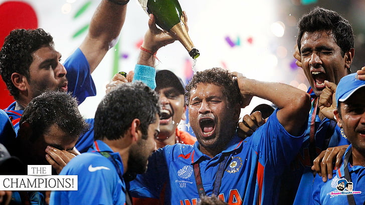 HD wallpaper: champions, cricket, cup, sachin, tendulkar, world | Wallpaper  Flare