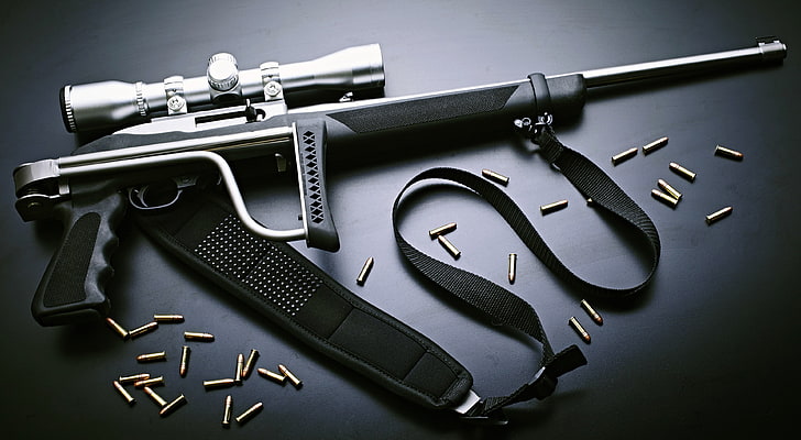 ruger 1022 rifle, weapon, gun, law, crime, handgun, social issues, HD wallpaper