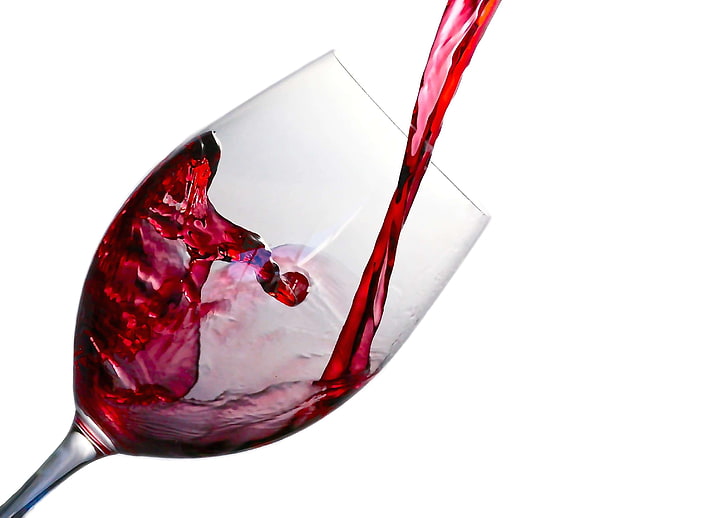 alcohol, bar, beverage, drink, glass, liquid, pour, red, spill, HD wallpaper