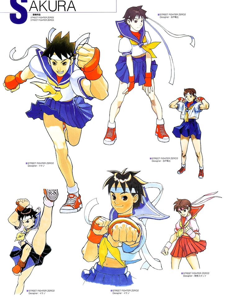 Sakura Street Fighter 1080p 2k 4k 5k Hd Wallpapers Free Download Wallpaper Flare