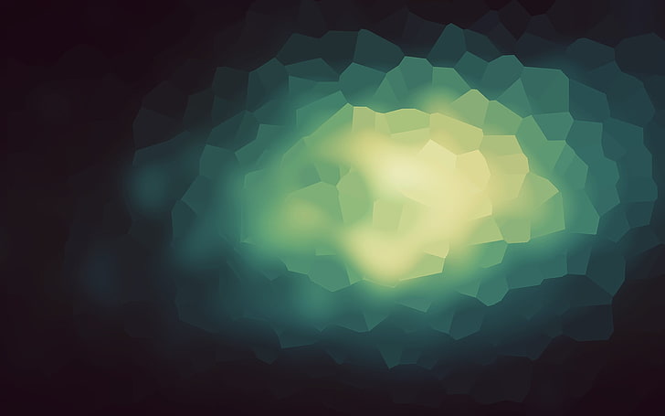 abstract, blurred, Voronoi diagram, illuminated, night, light - natural phenomenon
