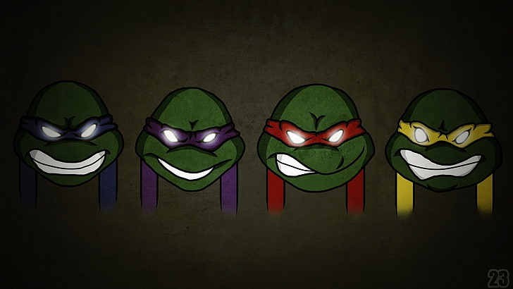 Teenage Mutant Ninja Turtles, Leonardo, Donatello, Raphael