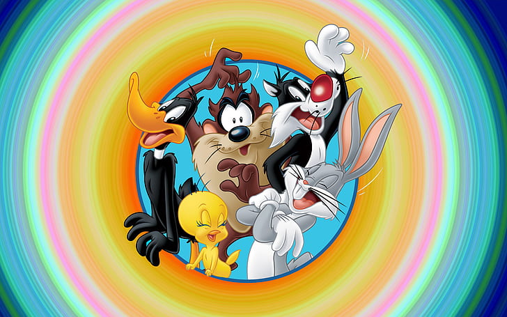 HD wallpaper: Cartoons Bugs Bunny Daffy Duck Tweety Bird Sylvester The Cat  Tasmanian Devil Desktop Wallpaper Hd For Mobile Phones And Laptops  1920×1200 | Wallpaper Flare