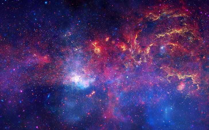 Deep Space, galaxy, Hubble Deep Field, landscape, NASA, nature