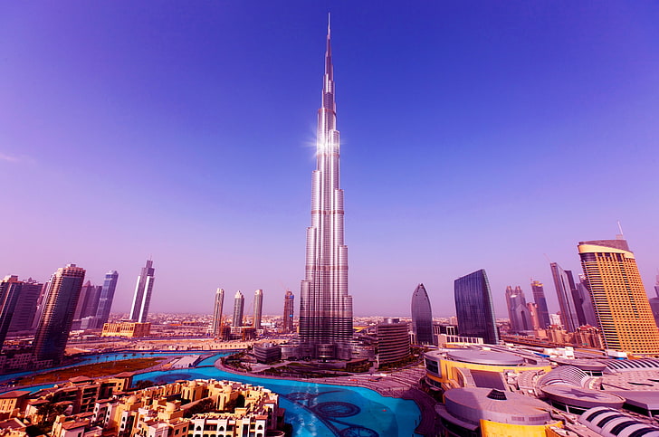 Burj Khalifa, Dubai, 163 storey, 828 meter, tower, city, skyscraper, HD wallpaper