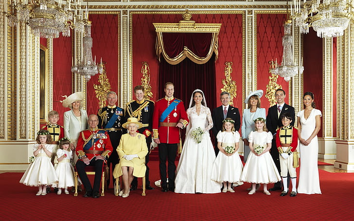 HD wallpaper: Royal Family Picture, family of king and queen, wedding, kate  | Wallpaper Flare