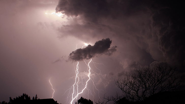 dark, night, storm, clouds, 500px, lightning, cloud - sky, thunderstorm, HD wallpaper