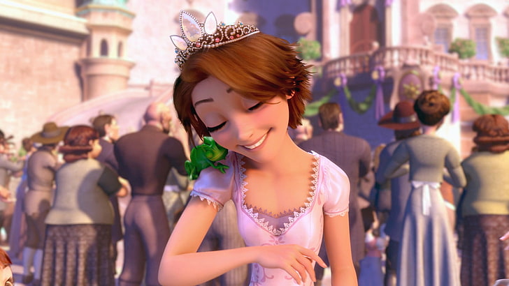 Disney Princess wallpaper, Tangled, Rapunzel, Pascal (character)