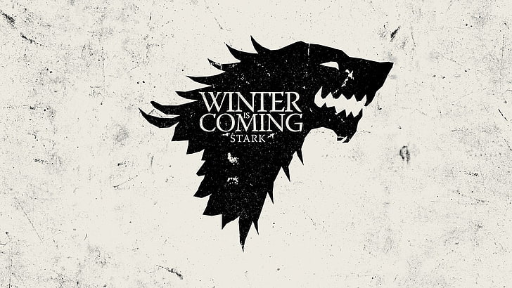 Winter Coming Stark Game of Thrones logo, Winter Is Coming, sigils