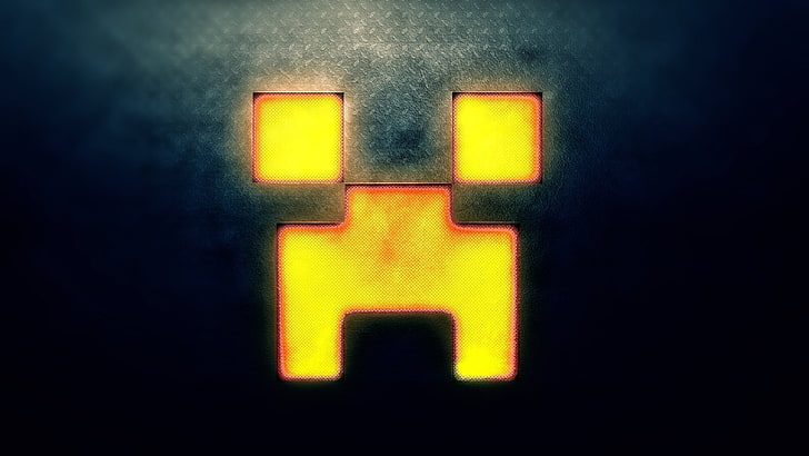 HD wallpaper: yellow Minecraft Creeper